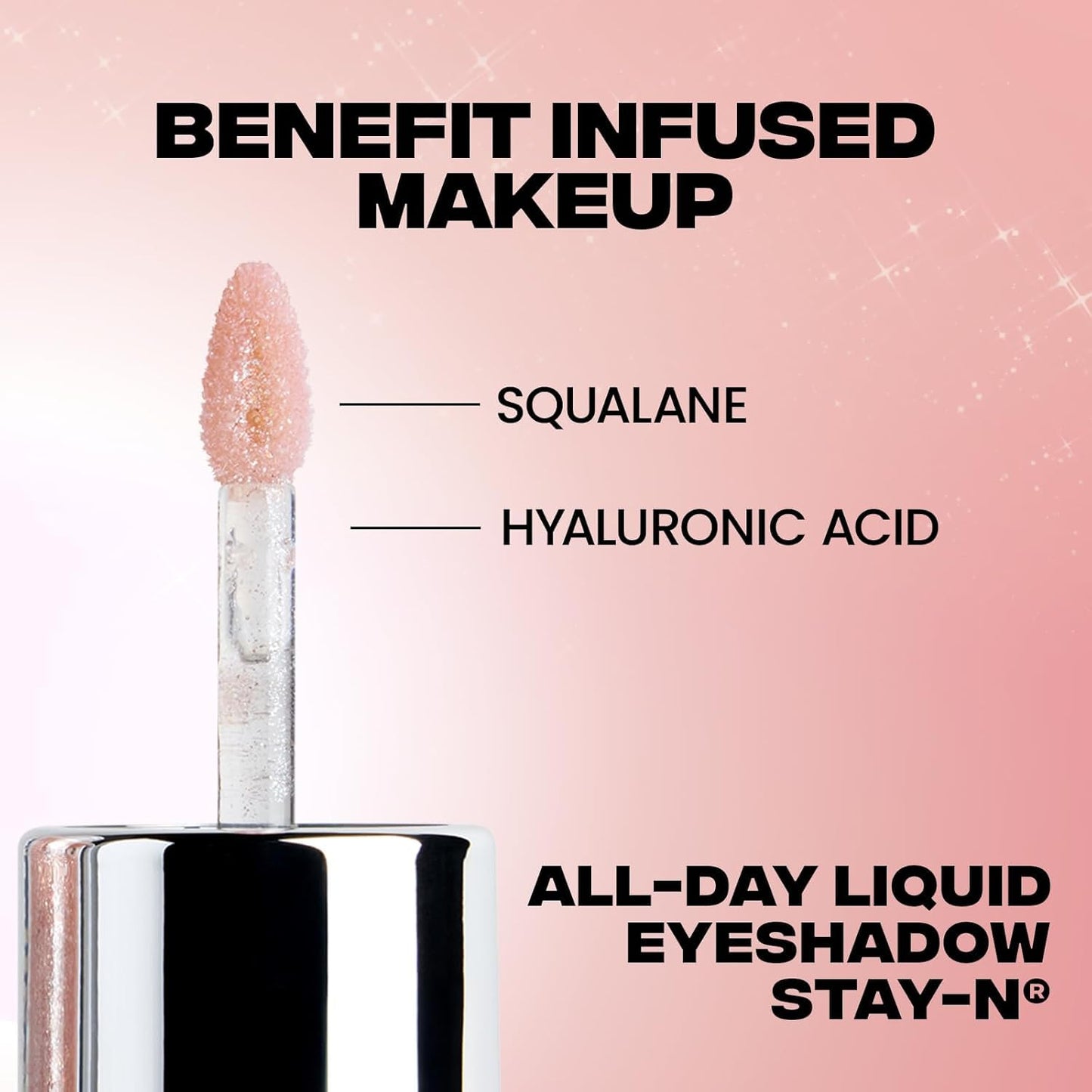 Liquid Eyeshadow STAY-N - Longwear Buildable Eye Makeup | Highly Pigmented Matte & Shimmer Cream in Candy Dipp’d