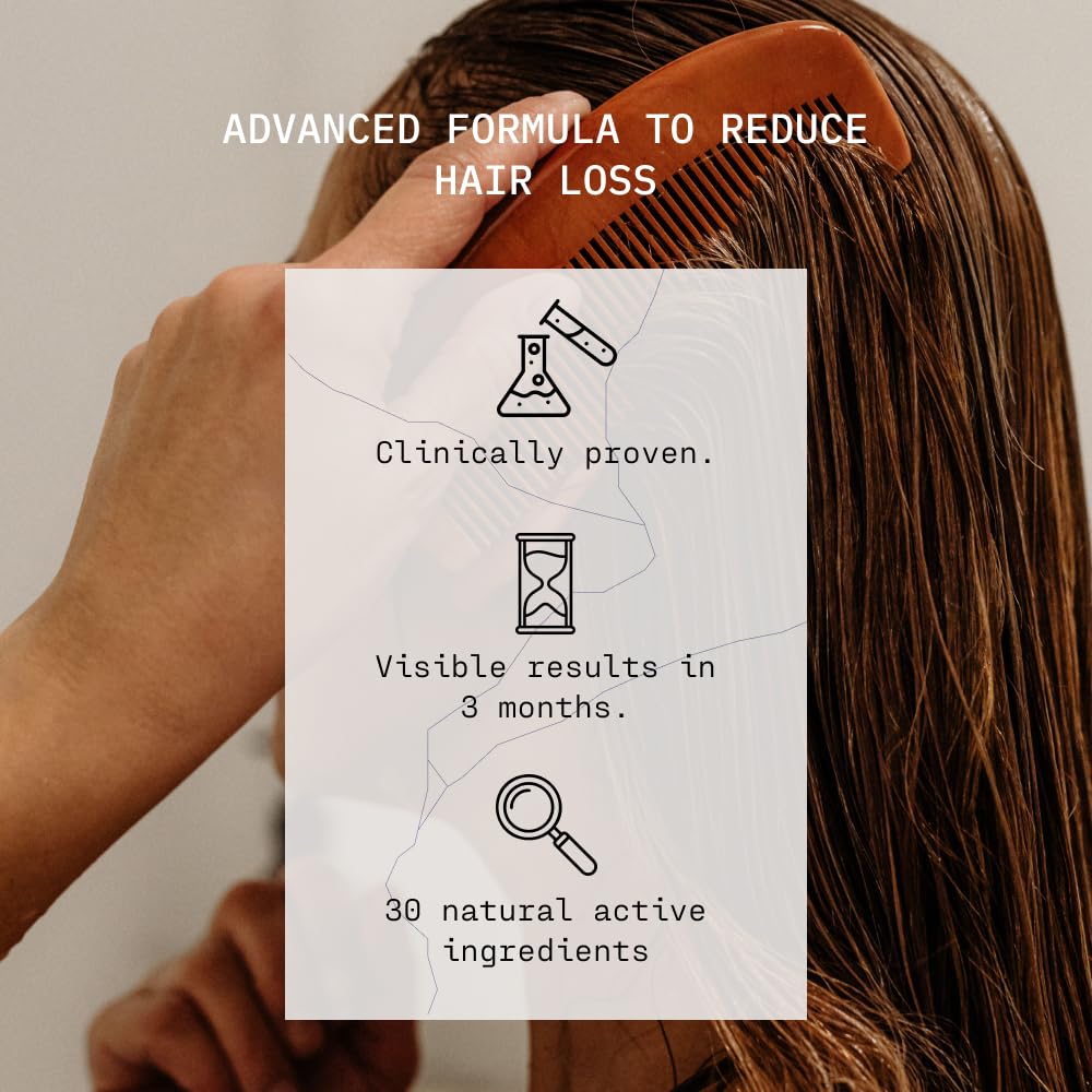 Liquid Hair Growth Supplement - Biotin-Infused Formula for Stronger, Shinier Hair | 28 Ready-to-Drink Servings