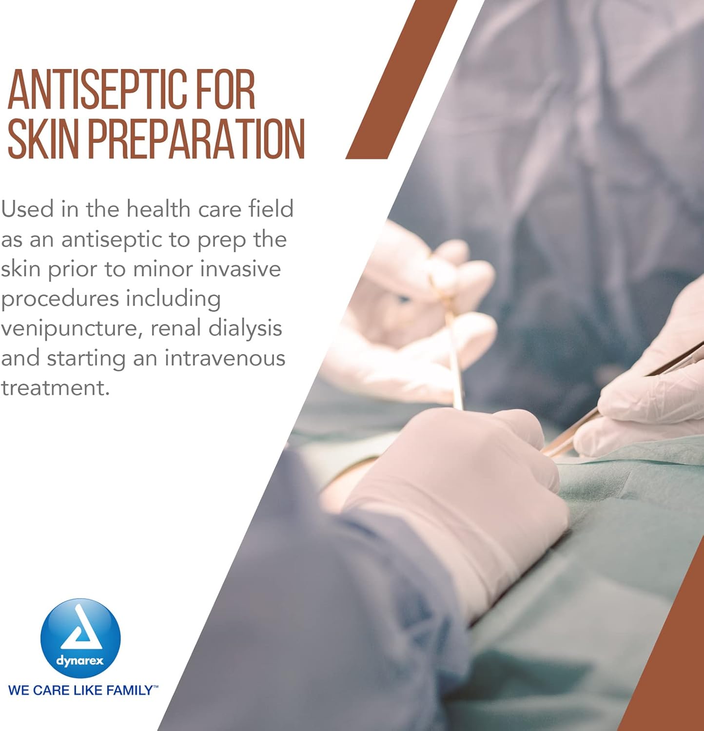 Povidone-Iodine Prep Solution - Antiseptic for Skin & Mucosa | 10% Iodine, 24 Bottles of 8 fl. oz.