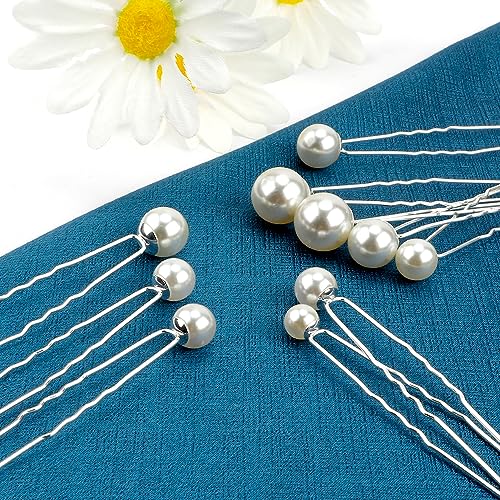 18-Piece Pearl & Rhinestone Wedding Hair Accessory Set