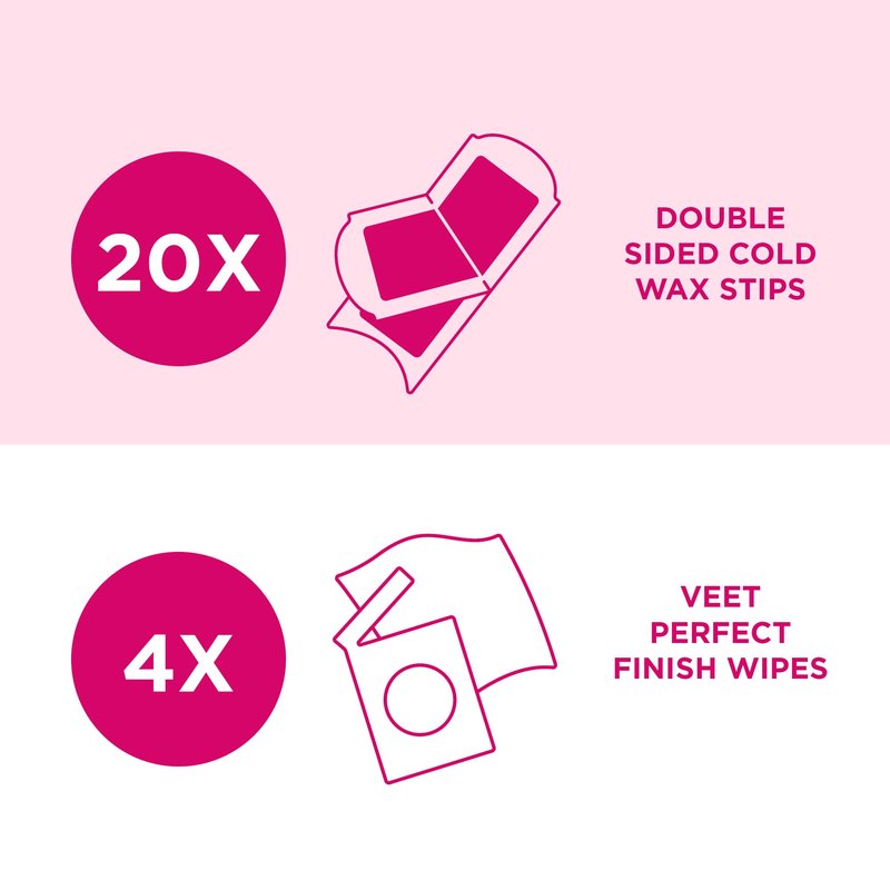 Veet Wax Strips for Sensitive Skin x 20