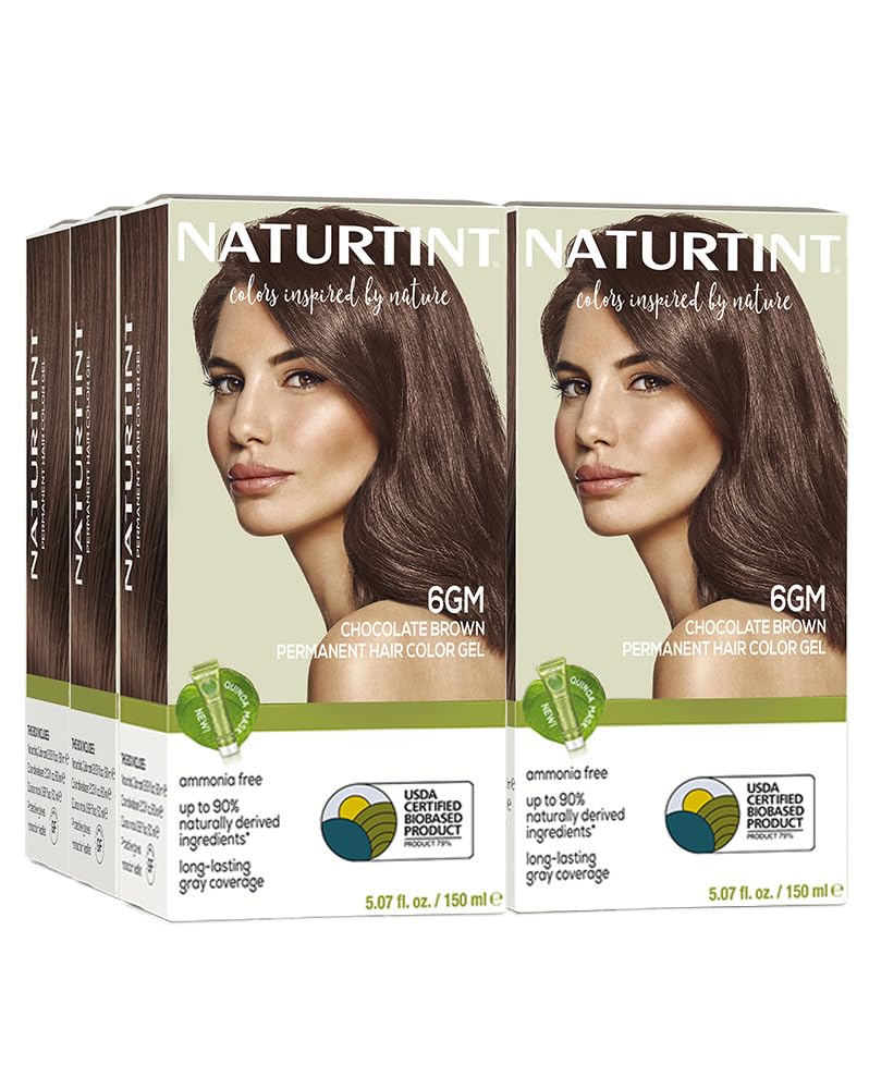 Naturtint 7N Hazelnut Blonde Permanent Hair Color | Ammonia-Free, Vegan, 100% Gray Coverage, Long-Lasting Results