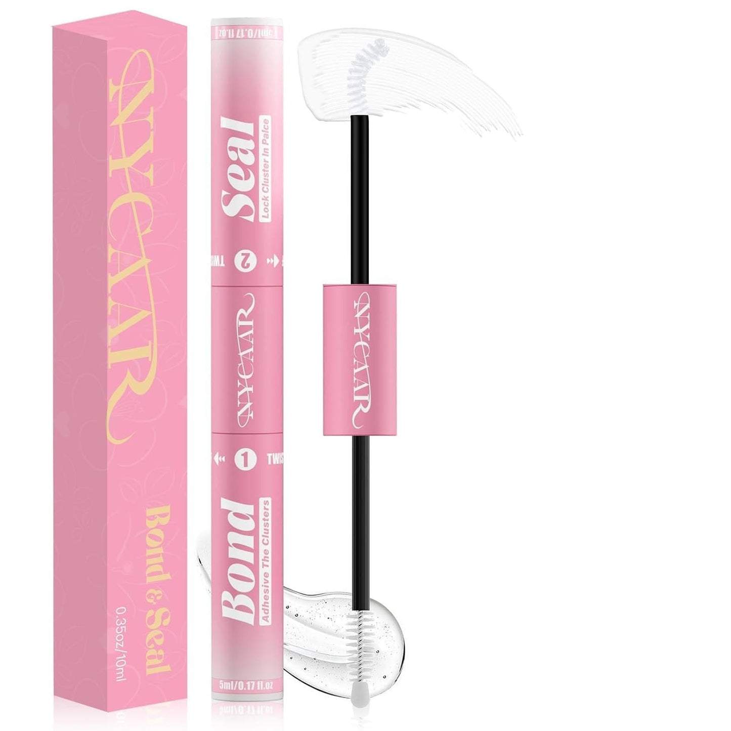 Natural Eyelash Clusters - 144pcs Wispy Lash Extensions | C Curl, Invisible Band, 8-16mm for Beginners