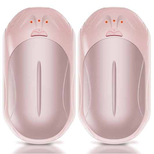 AI Hand Warmers Rechargeable 2 Pack, 20Hrs Long Safe Heat, AI Smart Chips Electric Hand Warmers, Portable Pocket Heater, Gifts for Christmas, Outdoor, Golf, Hunting, Camping Accessories-Pink