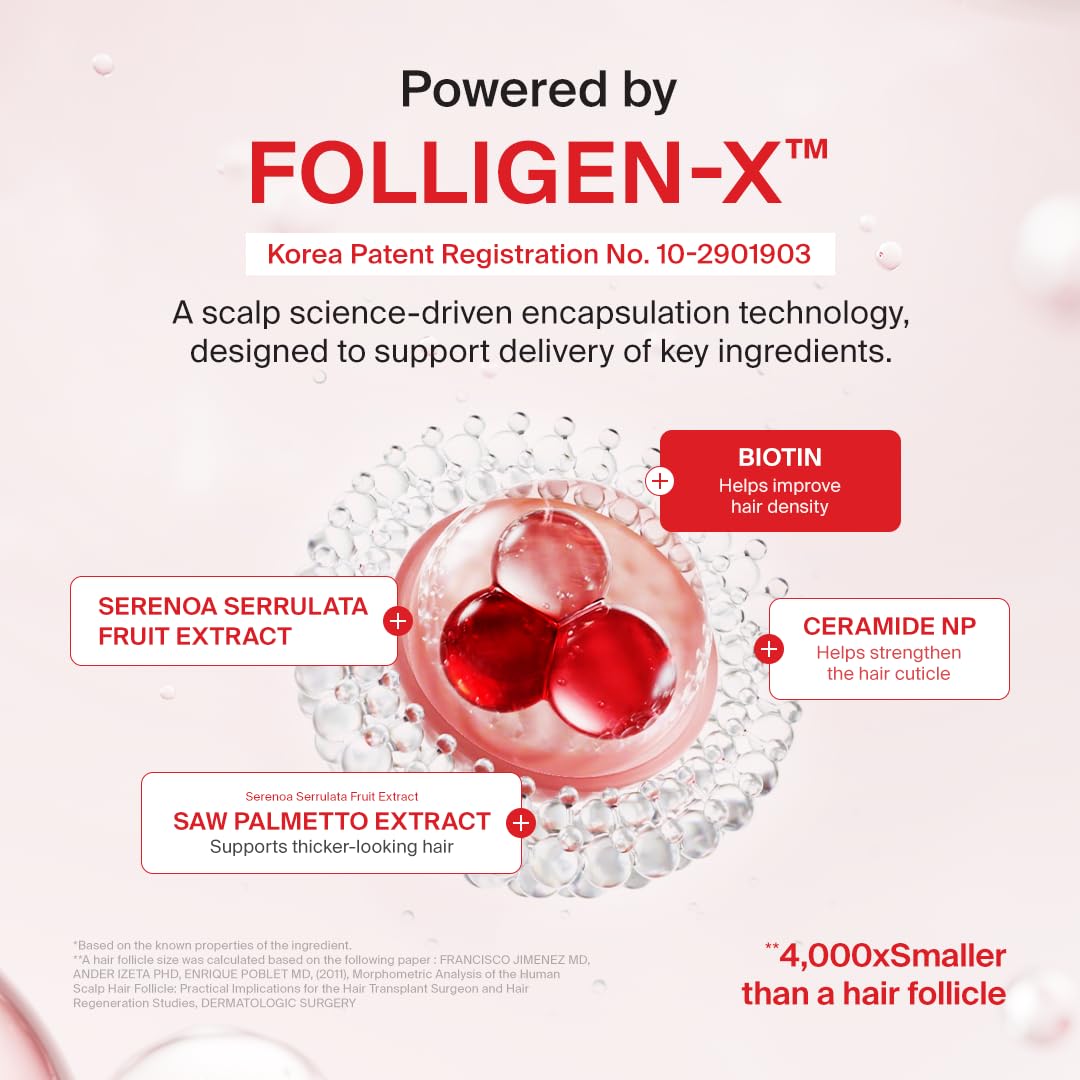 Dr.FORHAIR Folligen Thickening Scalp Sea Salt Exfoliator 8.81 oz | Korean Scalp Care | Exfoliating Scrub | Removes Build-Up & Oil | Helps Create Thicker, Fuller-Looking Hair