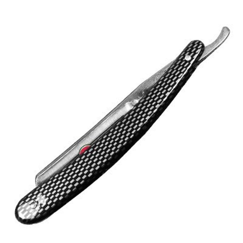 Gold Dollar Shaving Cut Throat Straight Razor Color Silver and Black