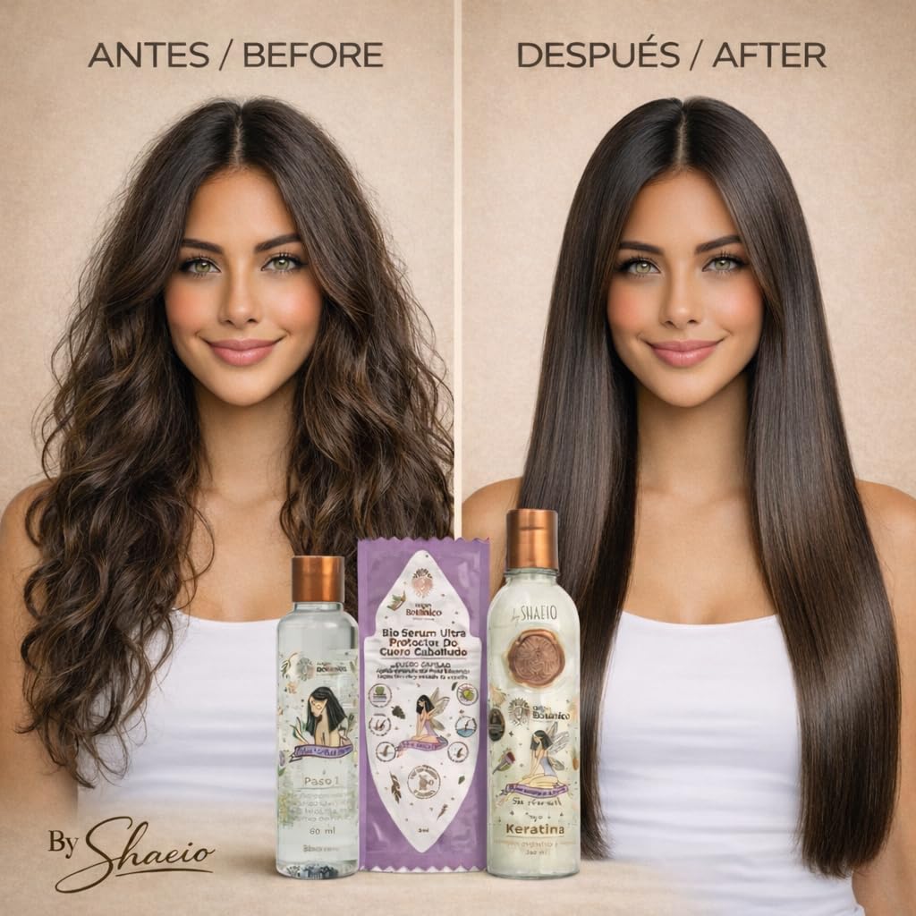RItual Botanico Keratin Hair Treatment - Keratina Para Alisar El Pelo | Origen Botanico Hair Relaxer | Brillo Sedocidad y Nutrición Frizz Control | Keratina 1000ML/ 33,8 fl oz - 1 LITRO