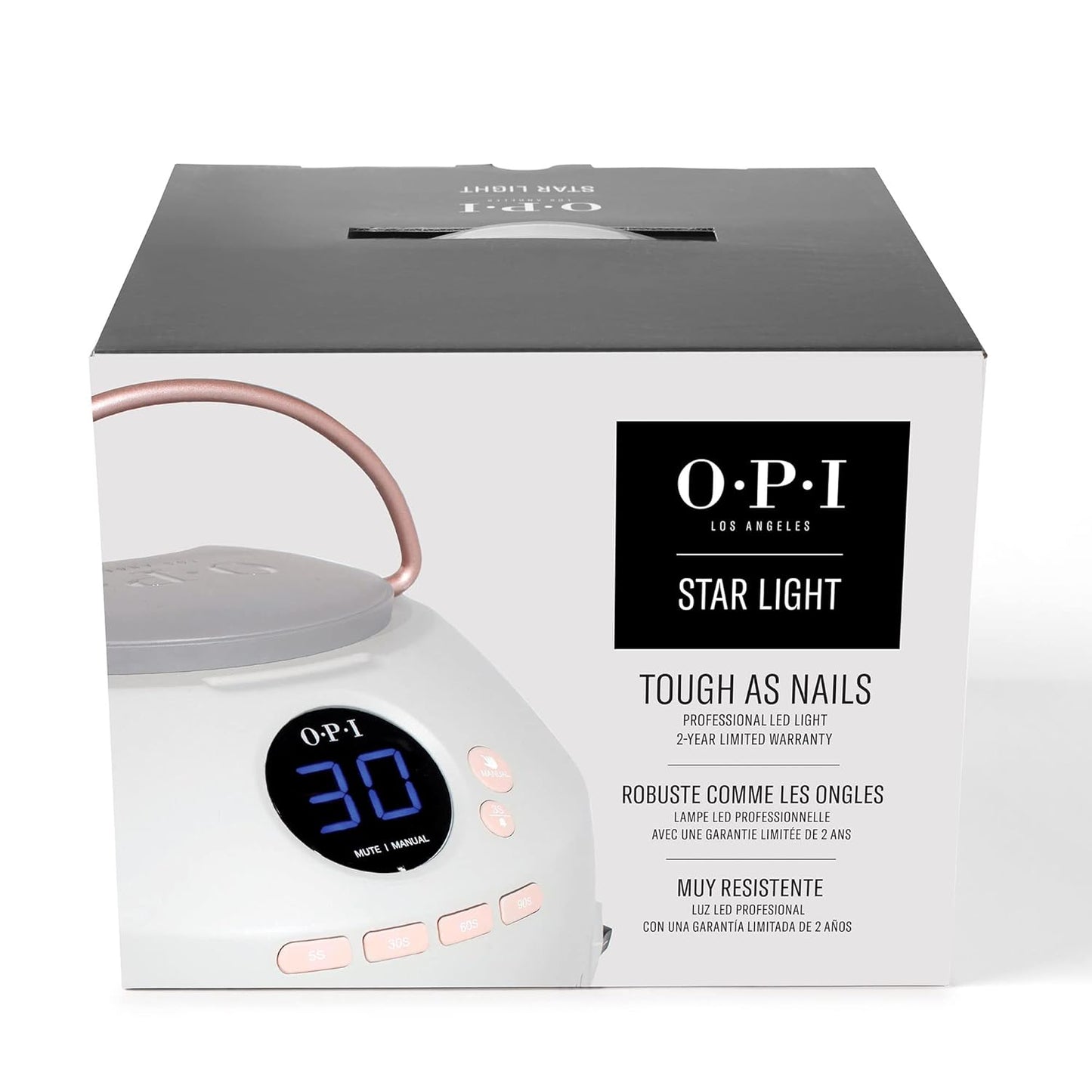 OPI Gel Nail Lamp 3.0 - Premium LED Curing Light for Gel Nails | Drop Resistant with Hand Plate & Adaptor Cord
