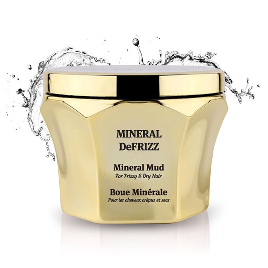Saphira Mineral DeFrizz Mud Hair Mask with Dead Sea Minerals – Smoothing Treatment Mask for Frizzy & Dry Hair – Hydration & Shine – Professional Care 8.5oz/250ml