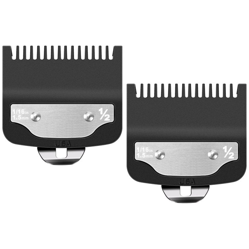 Replacement for 1/2 Wahl Clipper Guards Set, 1/16"1.5mm Metal Hair Clipper Guards Set for Professional Stylists and Barbers(2 pack)