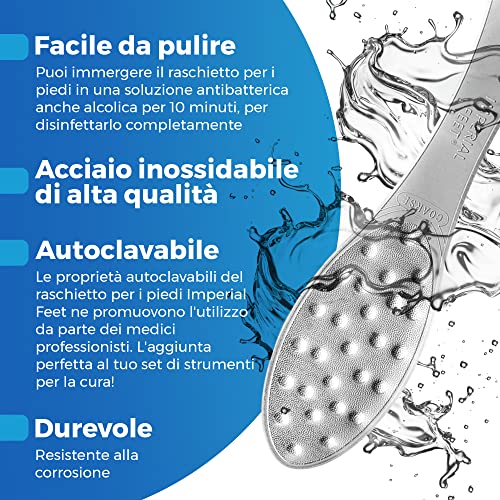 Stainless Steel Foot File - Double-Sided Callus Remover, 1 Count