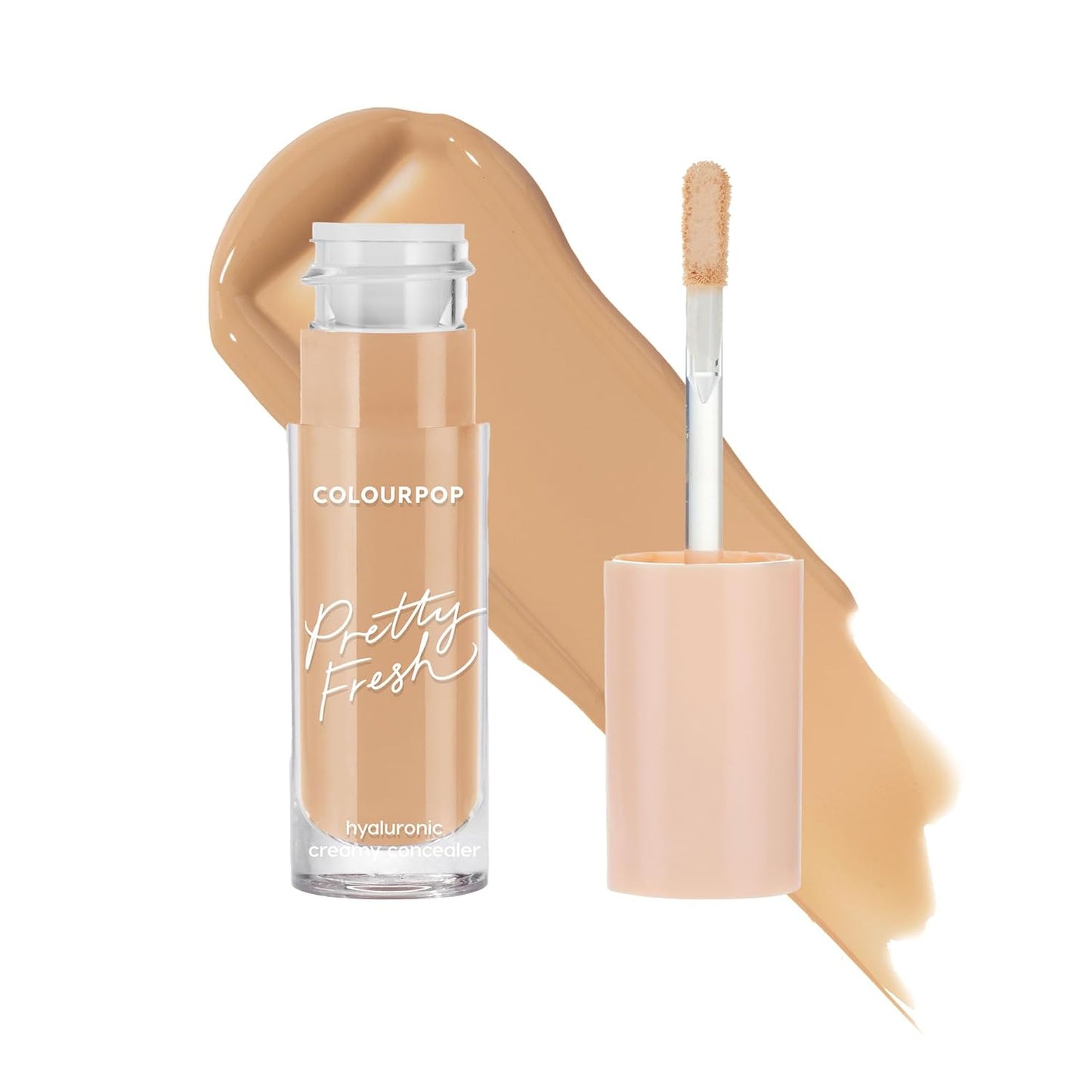ColourPop Pretty Fresh Creamy Concealer - Full Coverage Hydrating Concealer with Hyaluronic Acid | Light 45W (0.3 oz)