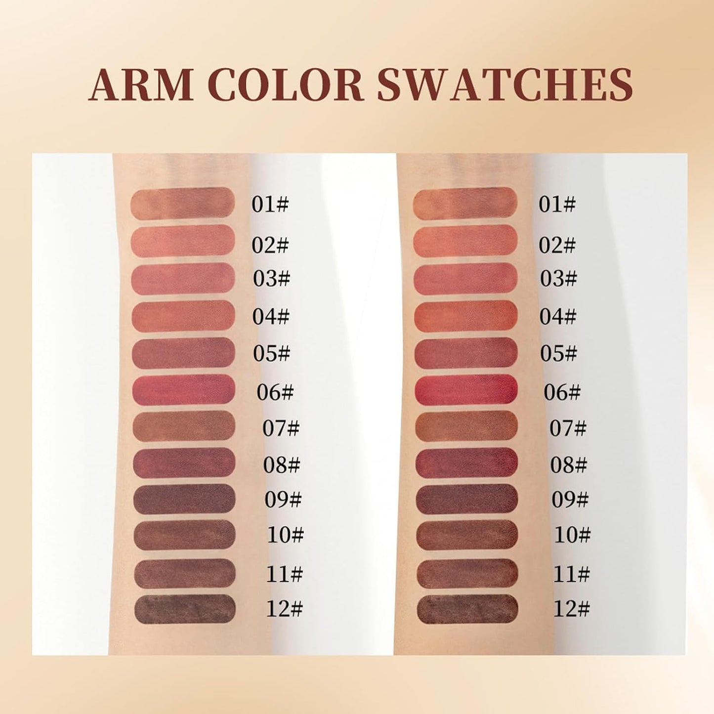 Matte Lip Liner Set - 12 High Pigmented Creamy Pencils | Long Lasting Waterproof Makeup for Women