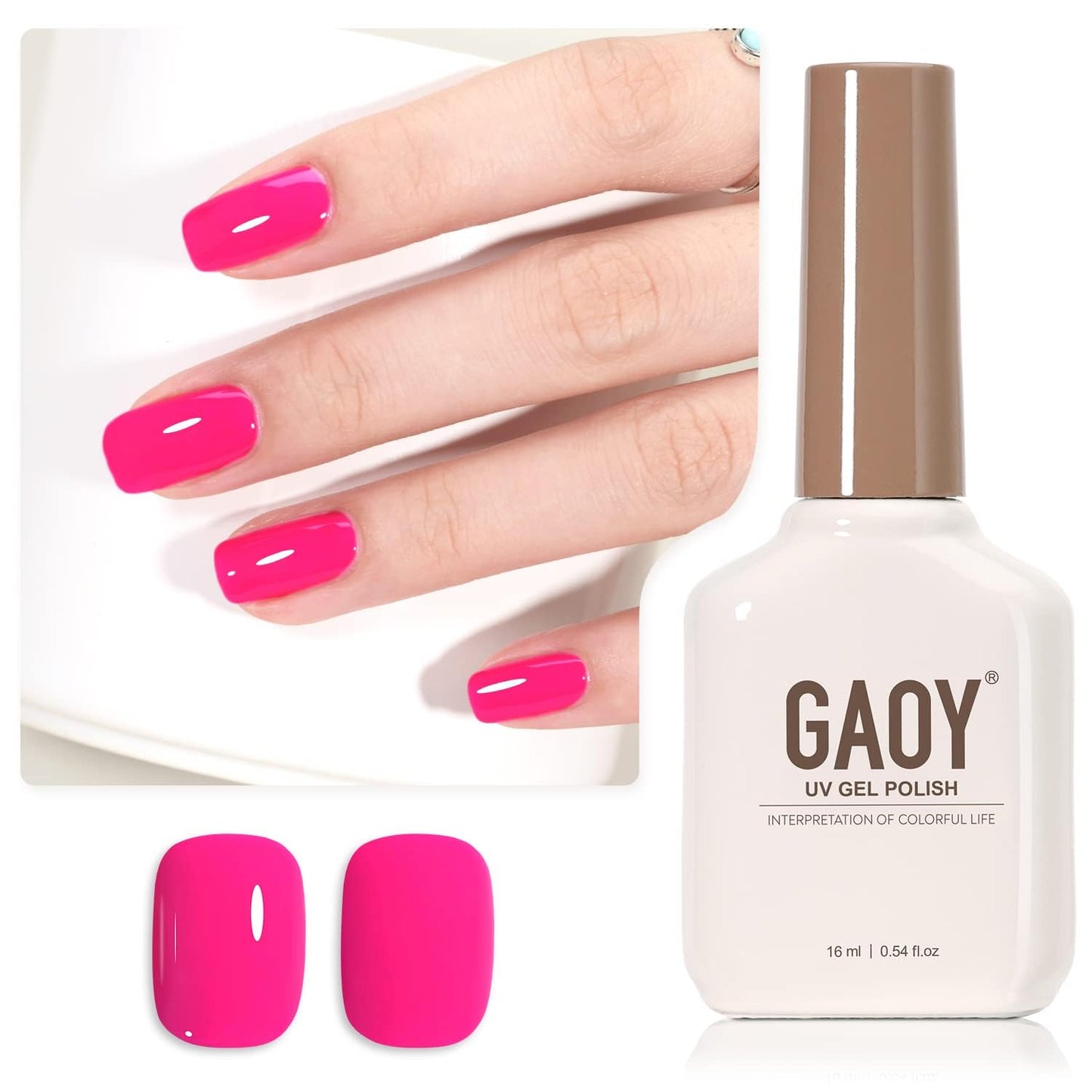 Sheer Light Pink Gel Nail Polish - 16ml UV Cure Jelly Milky White Peach for DIY Manicure & Pedicure