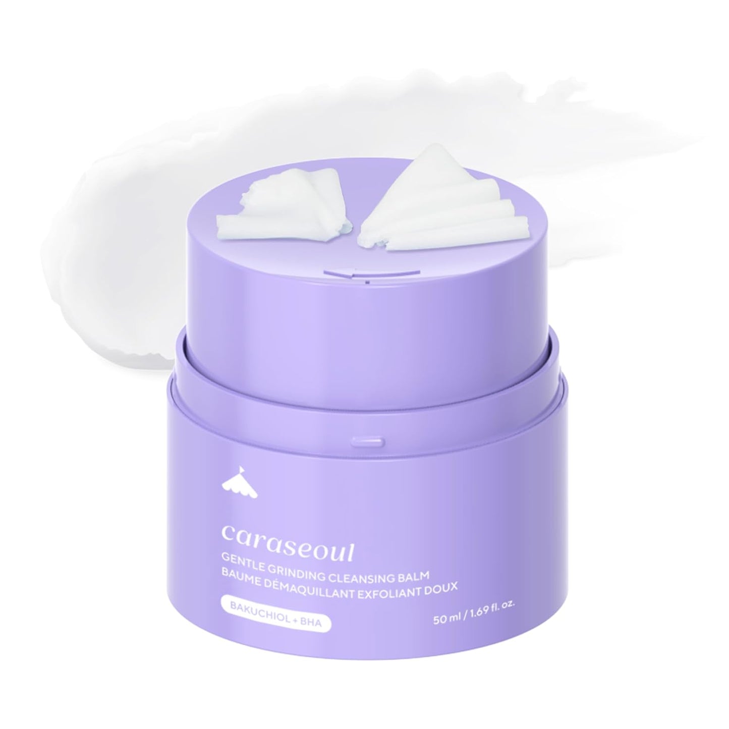 Gentle Grinding Cleansing Balm - BHA Salicylic Acid & Bakuchiol | Vegan Makeup Remover for All Skin Types (50ml)