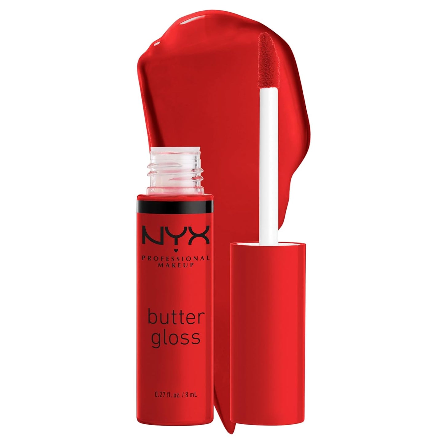 NYX Butter Gloss - Non-Sticky Lip Gloss Set | 3 Shades: Angel Food Cake, Creme Brulee, Madeleine