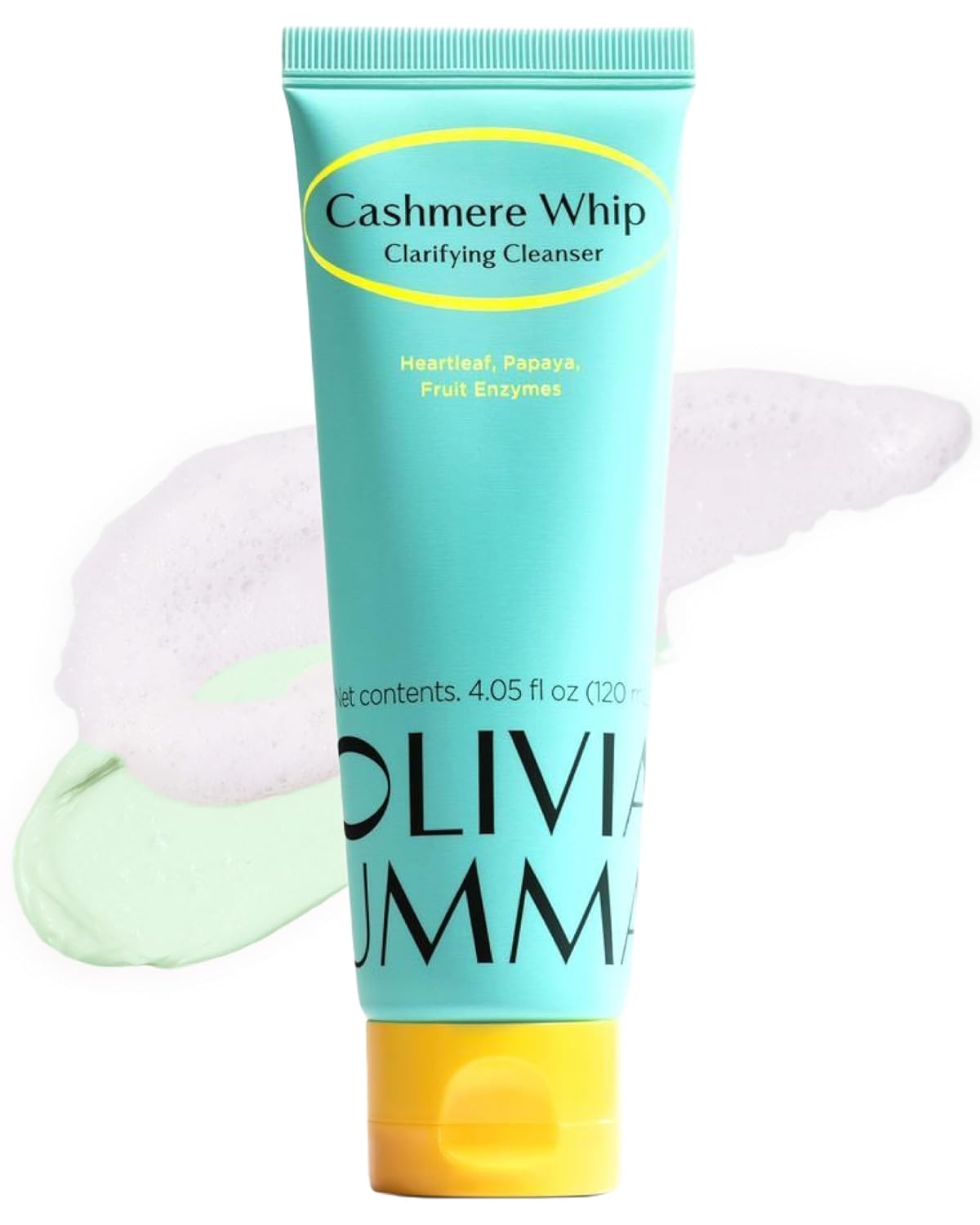 Cashmere Whip Clarifying Cleanser - Korean Deep Cleansing Foam for Pore Care | Gentle Facial Cleanser with Heartleaf, 120ml