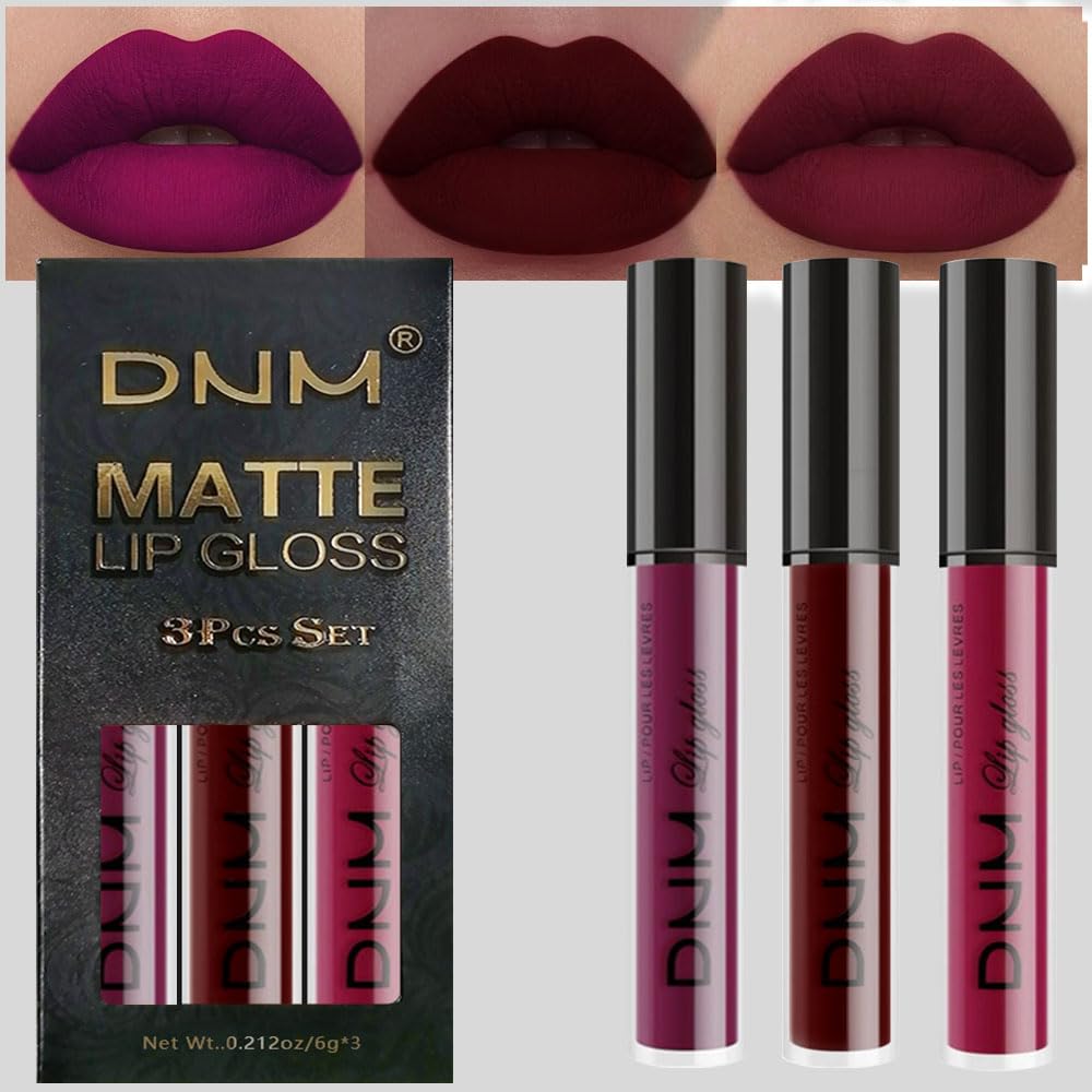 Medium Brown Beige Lip Liner & Matte Lipstick Set - Vegan, Long-Lasting, Waterproof | 2 Pcs
