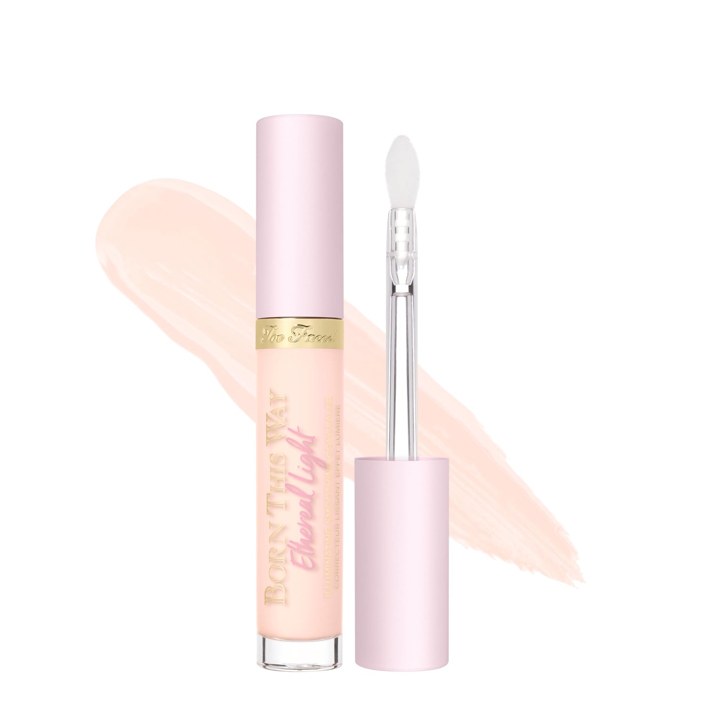 Too Faced Born This Way Ethereal Light Illuminating Smoothing Concealer | With Hyaluronic Acid, Conceals + Brightens Dark Circles, Non-Creasing + Waterproof, 0.16 Fl Oz, Sugar