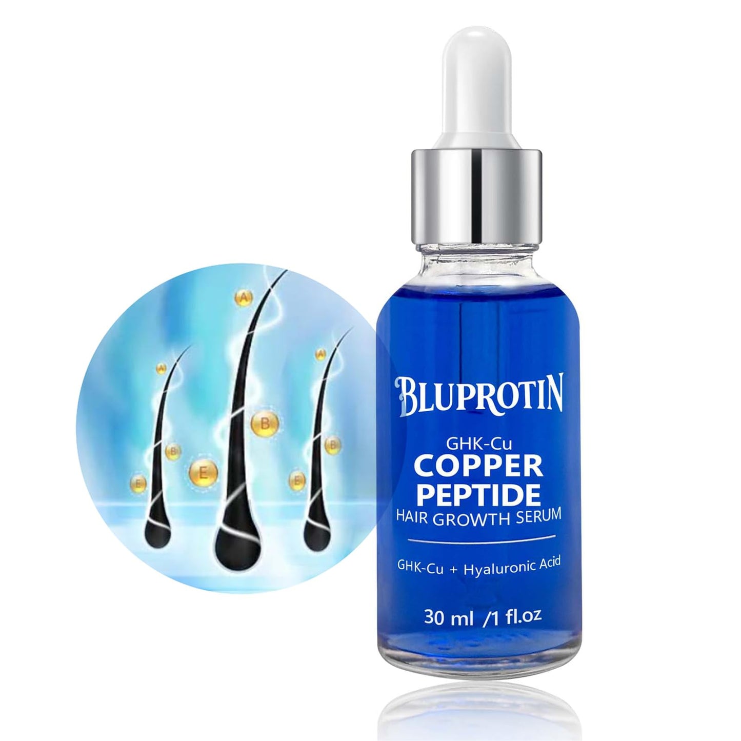 GHK-Cu Copper Peptide Hair Serum for Thinning Hair