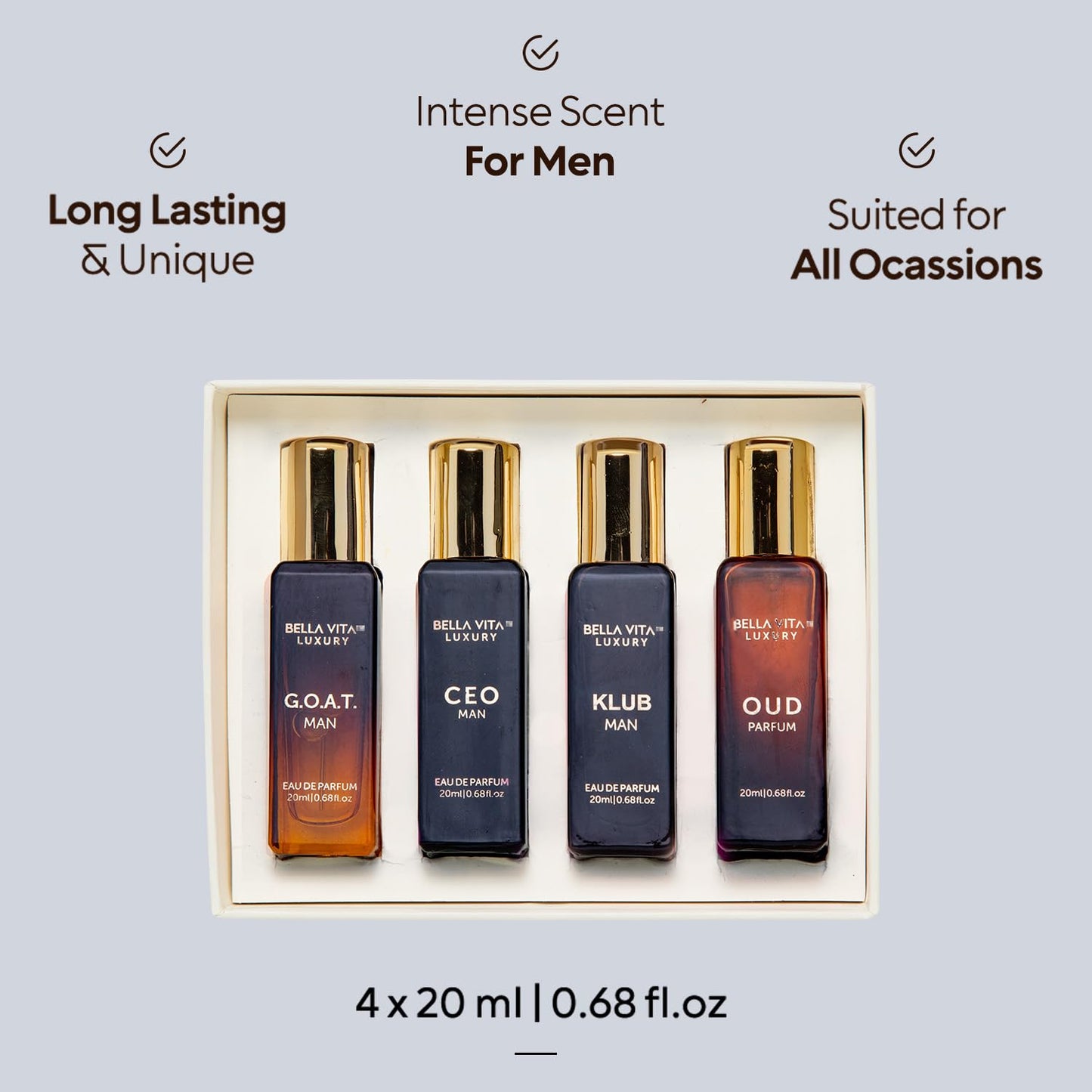 Luxury CEO Men's Gift Set - Long-Lasting Cologne with Lemon, Lavender, Tonka & Agarwood | Perfect for Him