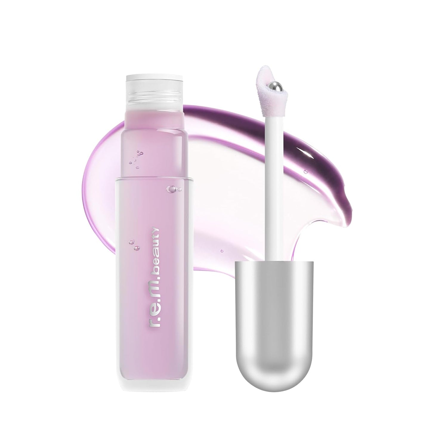 Essential Drip Lip Oil - Lavender Kiss | Non-Sticky Hydrating Formula with Coconut Oil & Cooling Metal Applicator