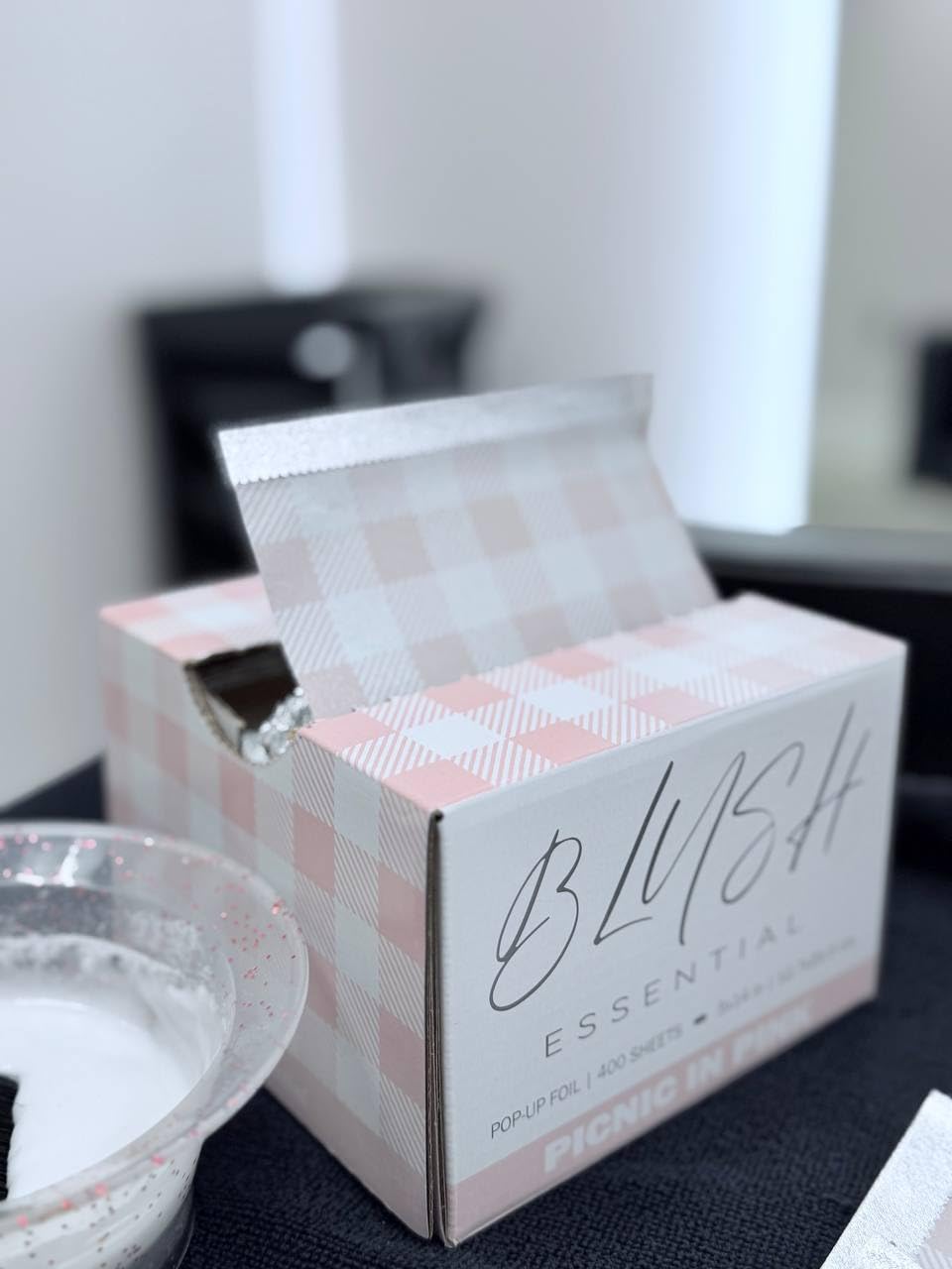 Blush Essential Picnic in Pink Hair Salon Pop Up Foils, Aluminum Foil Sheets for Highlighting and Coloring, Salon Hair Foils, 5"x14", 400 Foil Sheets (LONG FOILS)