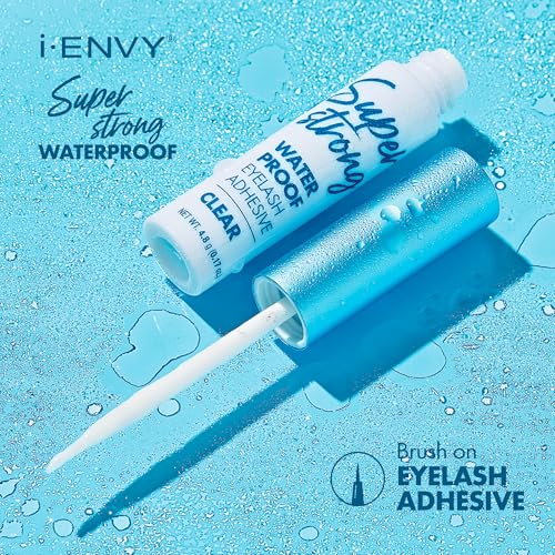 i-Envy Waterproof Eyelash Adhesive, Brush-On Lash Glue, 3 Pack