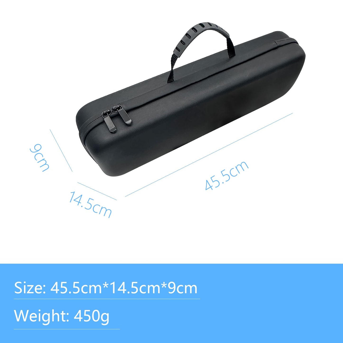 Honlyn Travel Case for Dyson Airstrait Straightener, Airstrait HT01 Carrying Case Dyson Hair Straightener PU-Hard Shell Travel Storage Bag Accessories