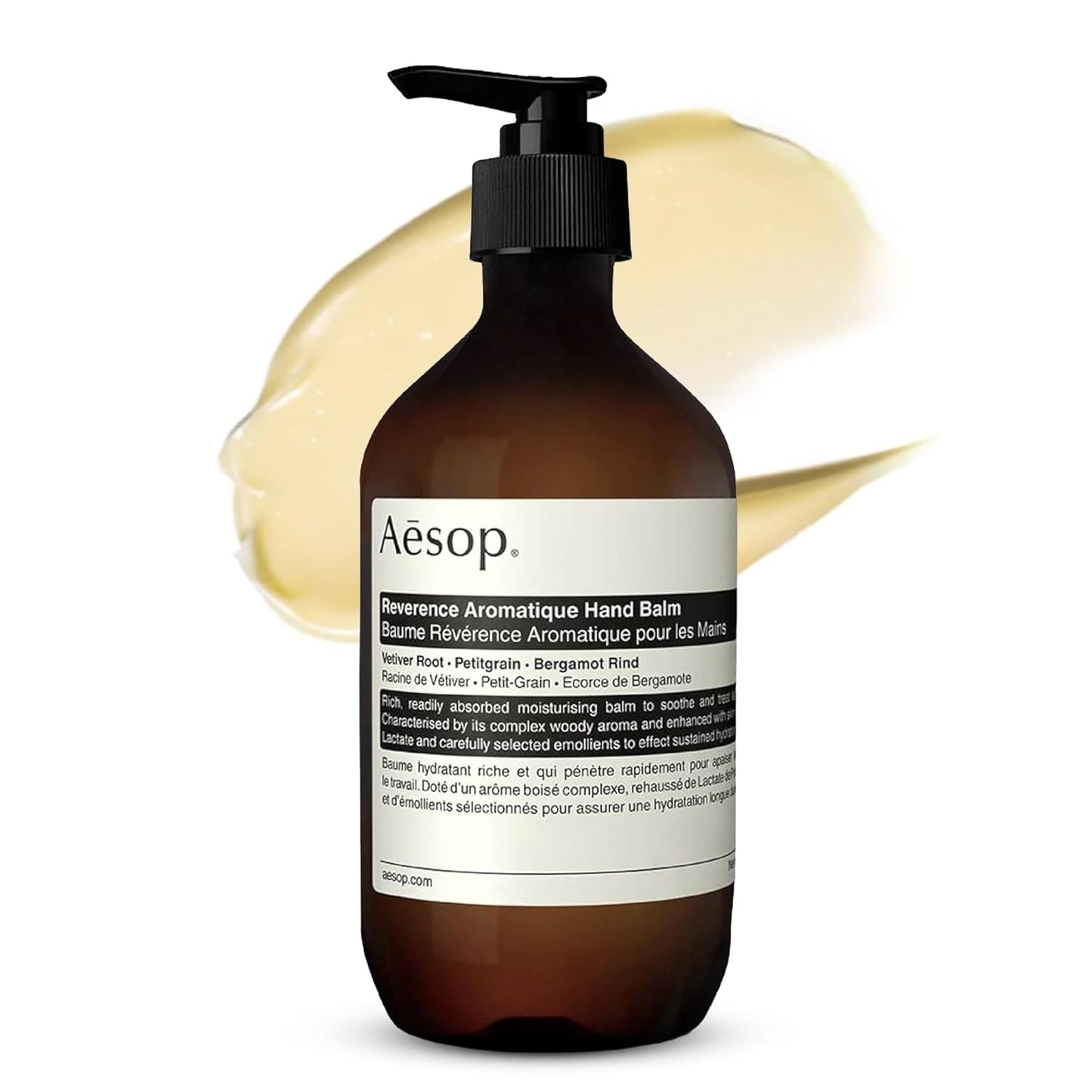 Aesop Eleos Hand Balm - Nourishing Shea Butter & Coconut Oil | Travel Size 2.4 oz / 75 mL