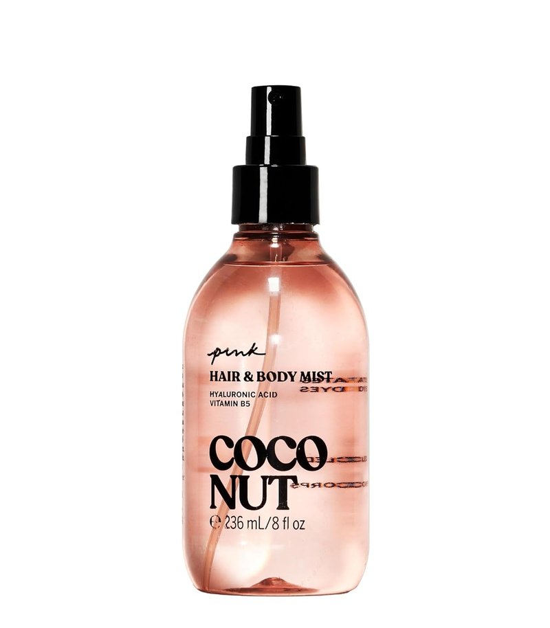 PINK Coconut Hair & Body Mist - Refreshing Perfume Spray for Women | 8 oz
