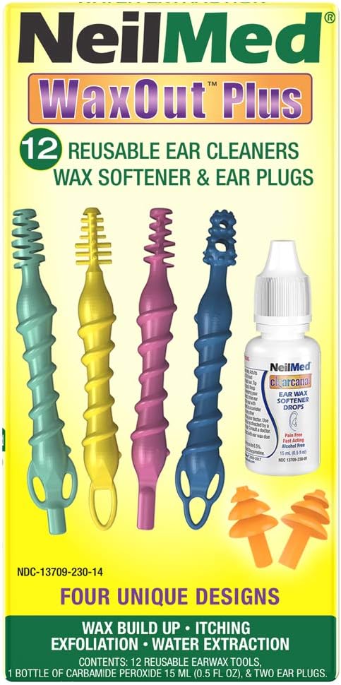 Reusable Flexible Ear Cleaners - 15 Piece Set for Gentle Ear Wax Removal