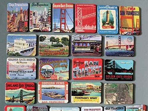 24-Piece Colorful Magnetic Fridge Magnets Set - Fun Home Decor