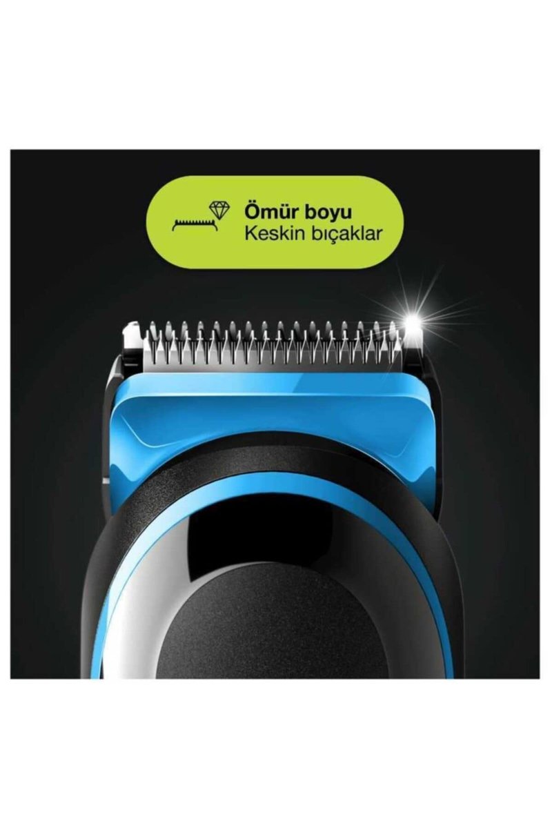 Braun Hair Clippers for Men MGK3245, 7-in-1 Beard Trimmer, Mens Grooming Kit, Cordless & Rechargeable with Gillette ProGlide Razor