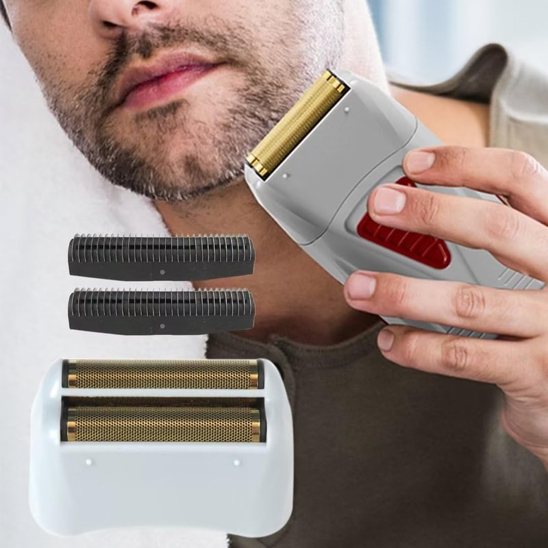 2x Golden Pro Shaver Replacement Foil and Cutters Compatible with Andis 17150(TS-1)/17155/17200 Shaver ProFoil