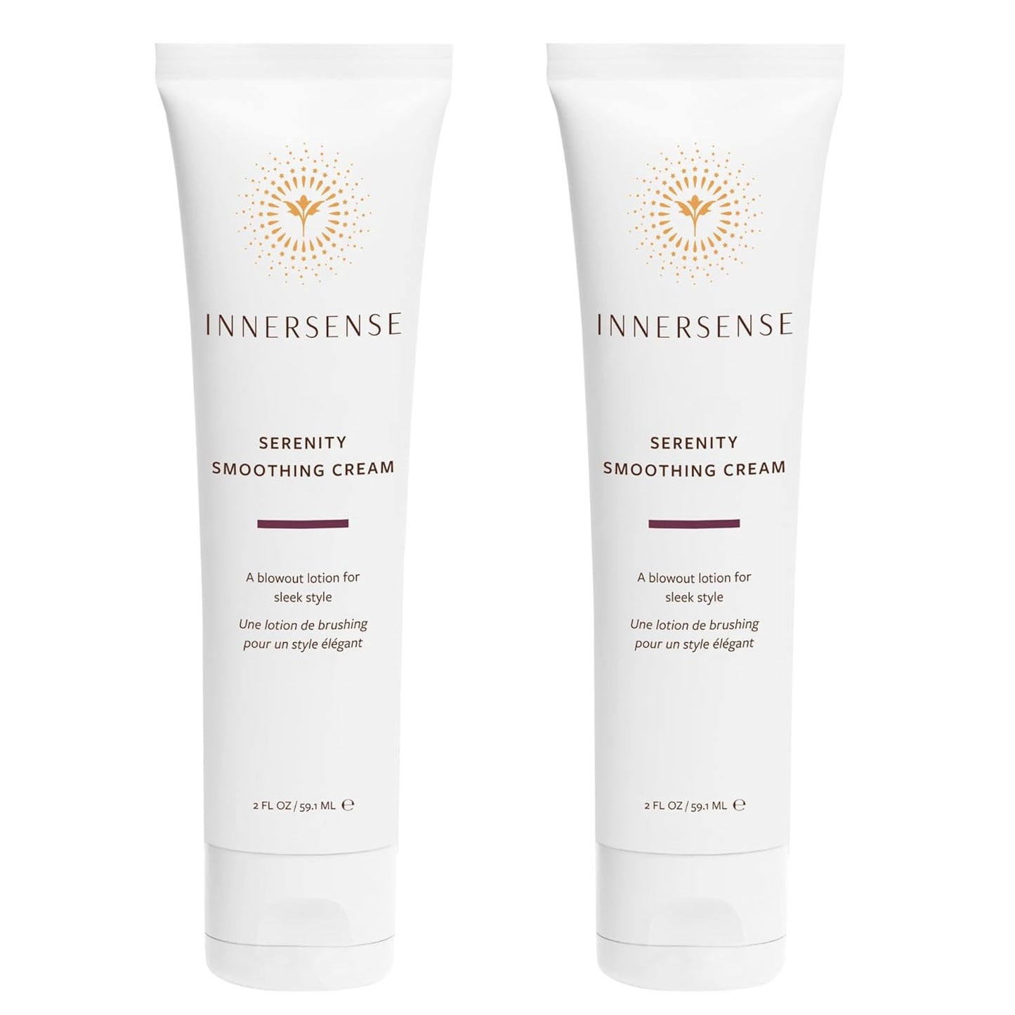 Innersense Organic Beauty Natural Serenity Smoothing Hair Cream - Non-Toxic, Cruelty-Free Formula | 6 oz (177 ml)