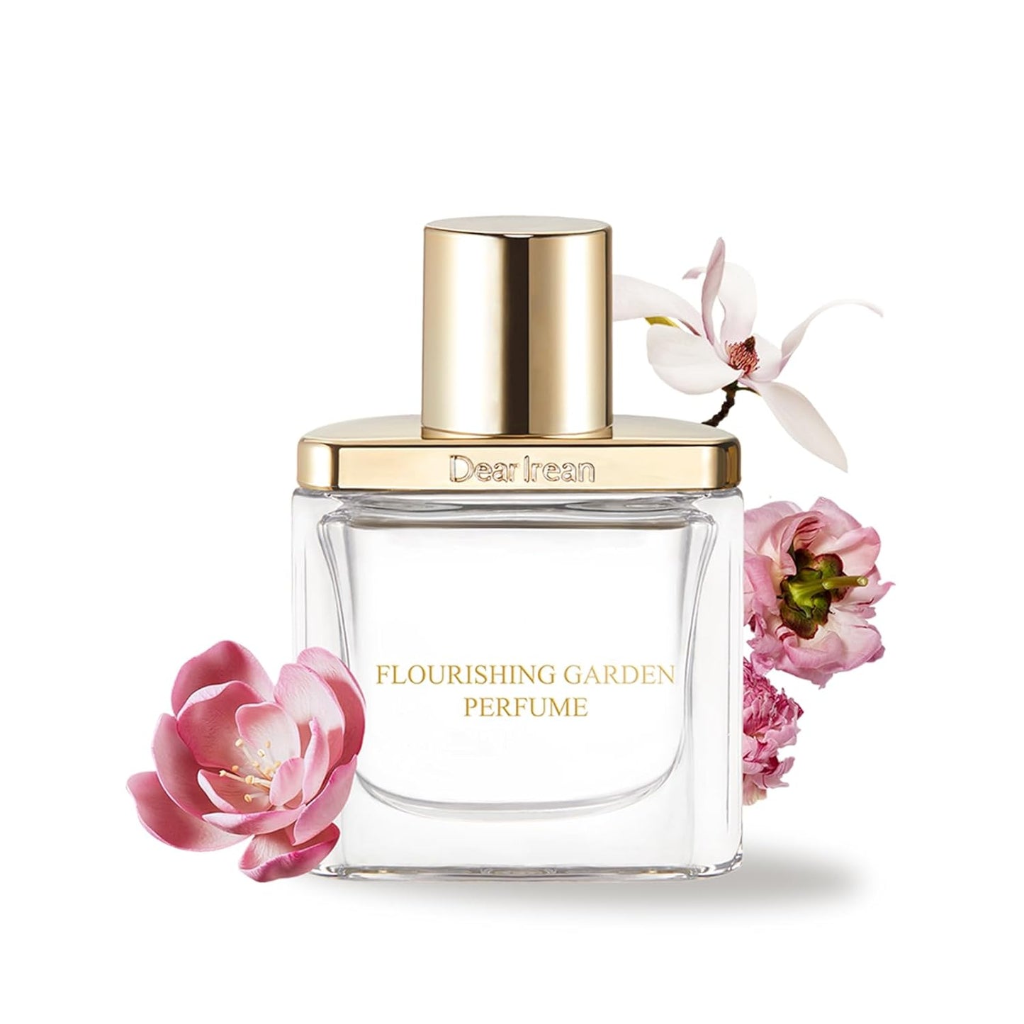 Dear Irean | Long Lasting Floral Romance Perfume for Women - Rose & Jasmine, Mini Travel Size 0.34 Oz
