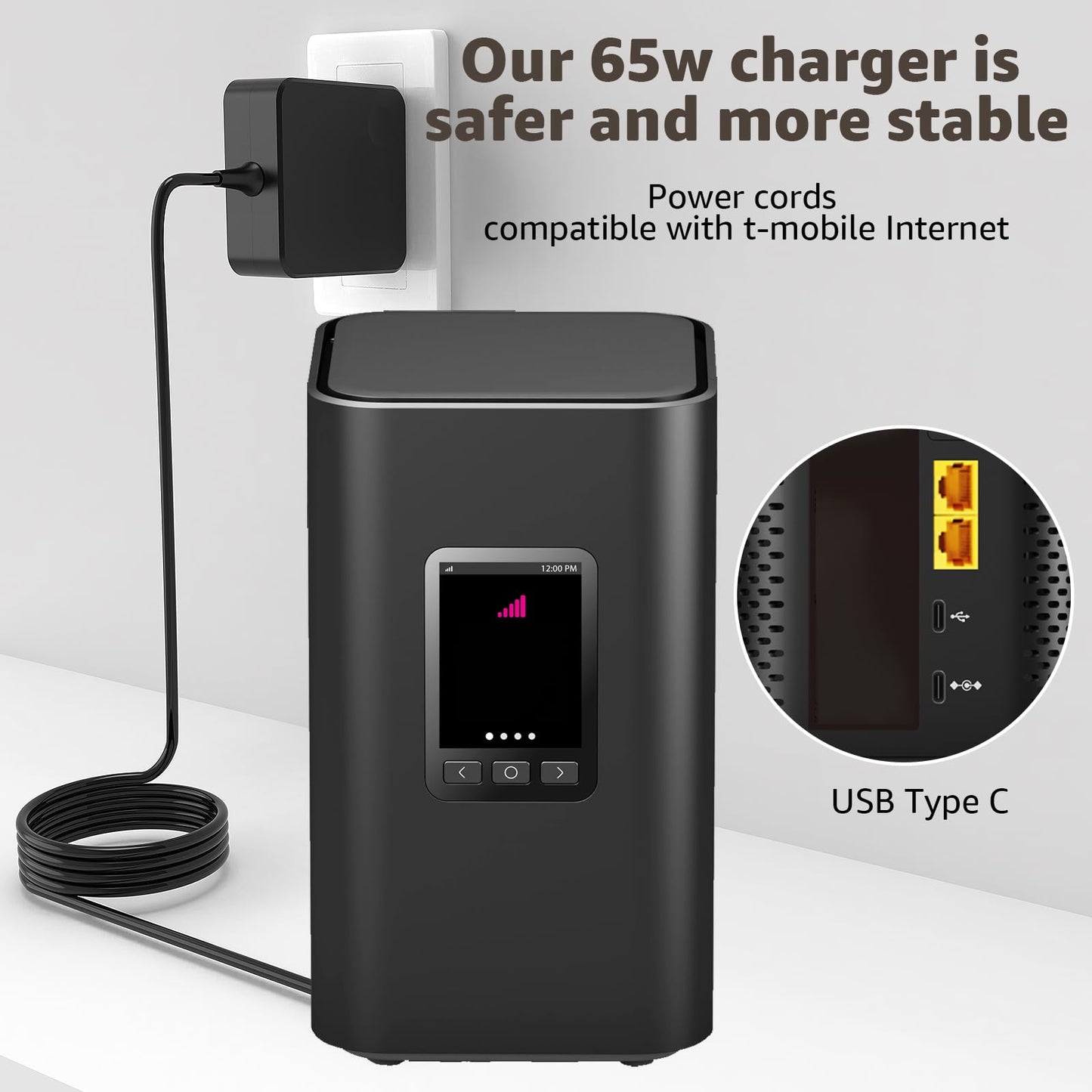 Norward AC Adapter Compatible with T-Mobile 5G Internet Gateway - Arcadyan KVD21 Adapter Power Cord