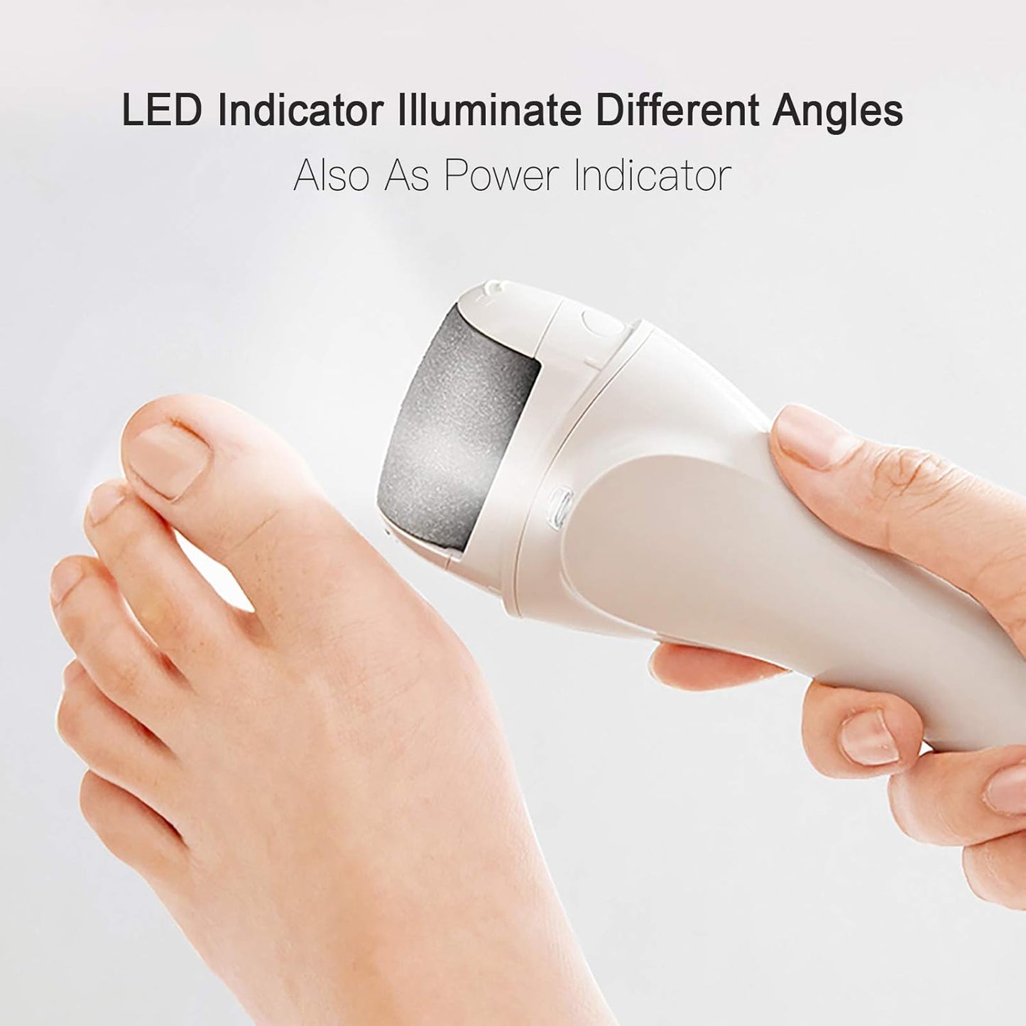 Rechargeable Electric Feet Callus Remover - Portable Pedicure Tool for Hard, Cracked Skin | Professional Foot Care Kit
