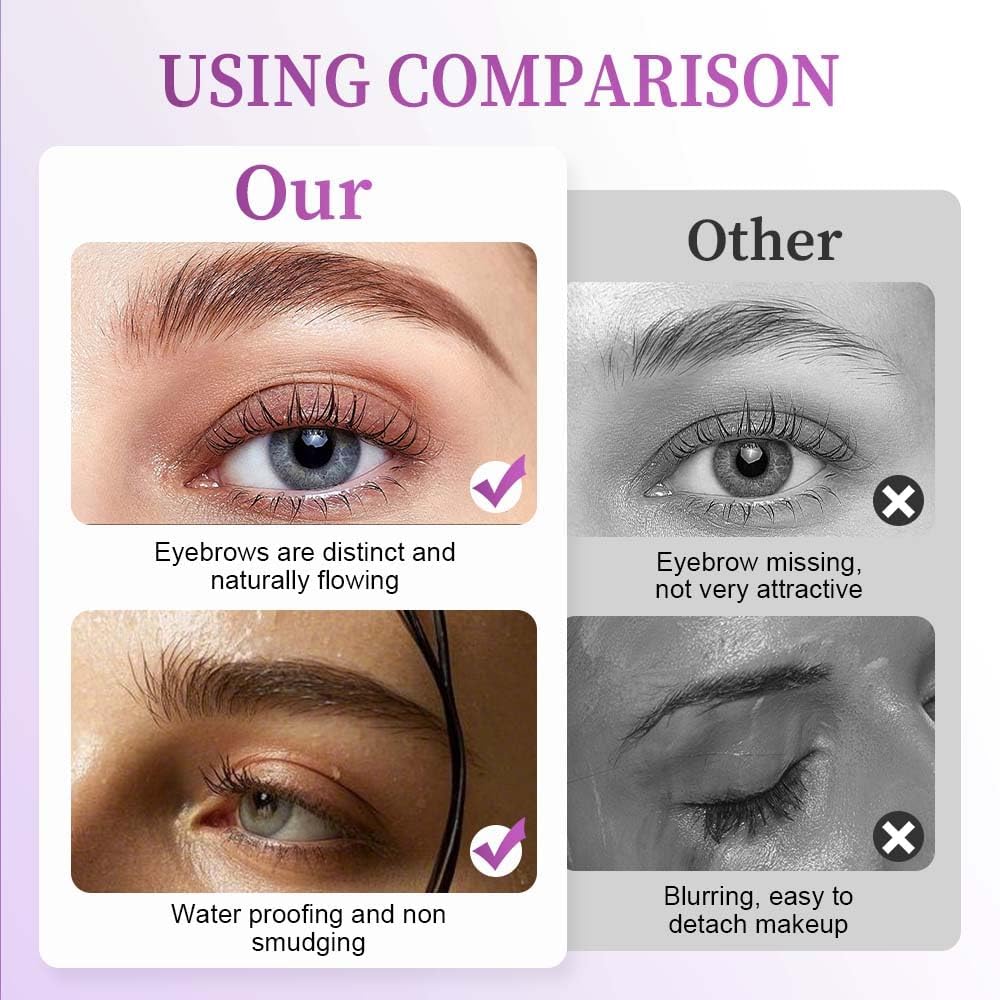 2PCS Iron Wand Mascara, Waterproof Metal Wand Mascara Volume and Length, Brushless Mascaras for Long-lasting No Clumping 3D Curling Eyelash (Black)