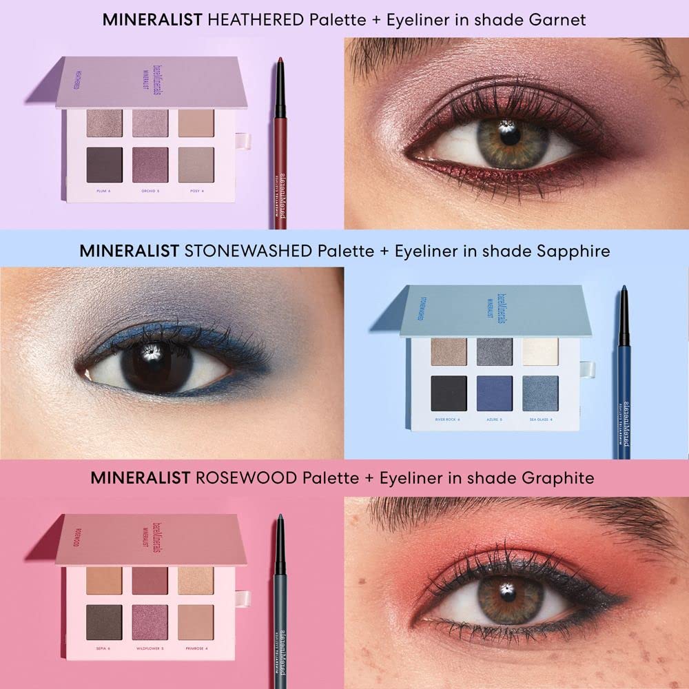 Mineralist Lasting Eyeliner - Waterproof, Smudge-Proof, Vegan | Long-Lasting Color