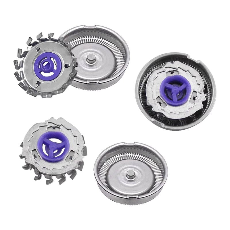 NEW Set of 3 Replacement Shaver Heads Compatible with Philips Norelco HQ56 HQ55 HQ4 HQ3 by RazorShop