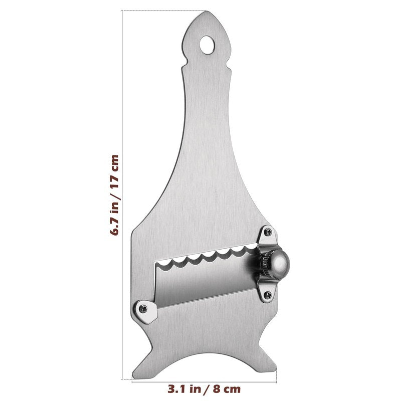 NOLITOY Professional Stainless Steel Truffle Slicer with Adjustable Blade, Truffle Cutter Cheese Scraper Chocolate Shaver Vegetable Peeler