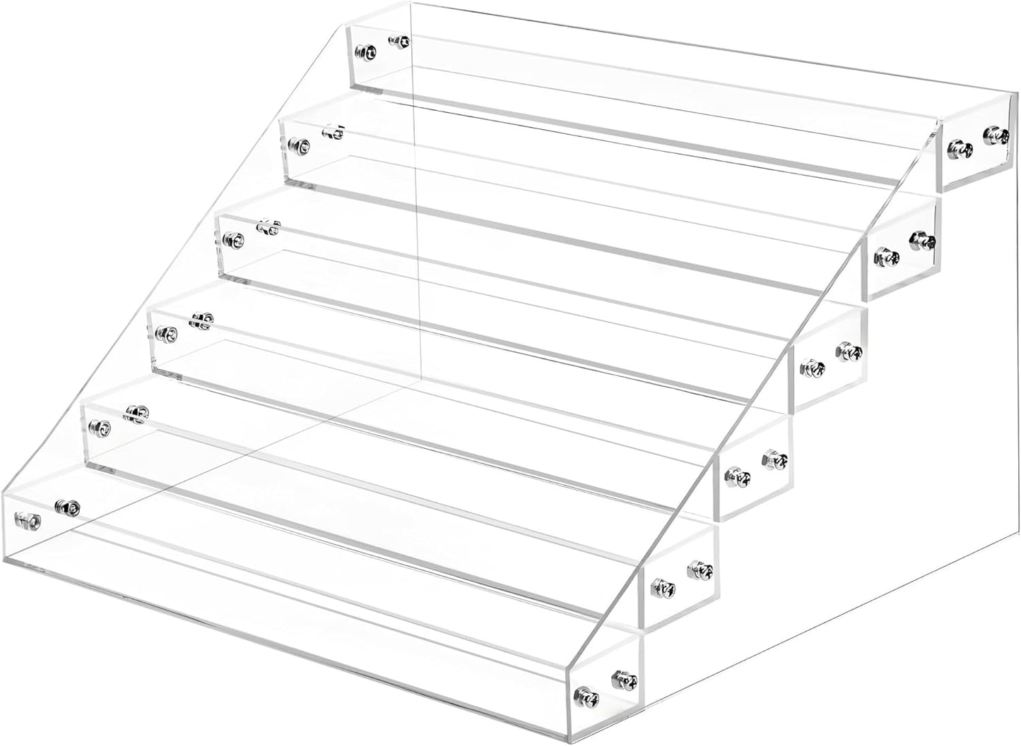 Acrylic Nail Polish Organizer Rack - 6-Tier Display Stand for 72 Bottles | Perfect for Salon or Home Decor
