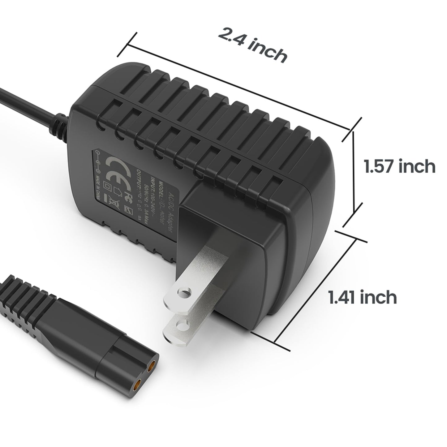 Replacement for Andis 73000 Envy Li Cordless Clipper Charger Compatible with Andis 73102 73105 73106 73005 73010 73045 73060 73095 77511 73500 73035 Hair Trimmer Charging Cord Adapter