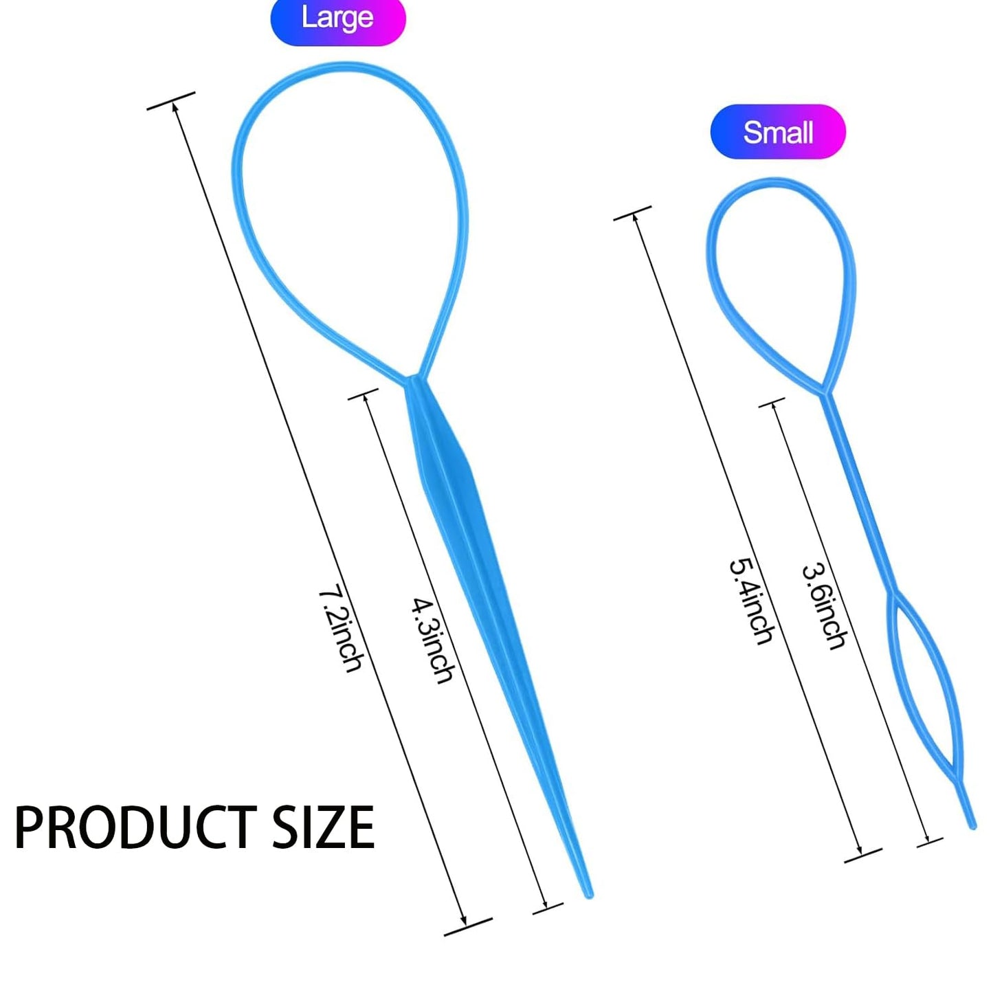 Pony Hair Tail Tools, Hair Loop Styling Tool French Braiding Hair Tool