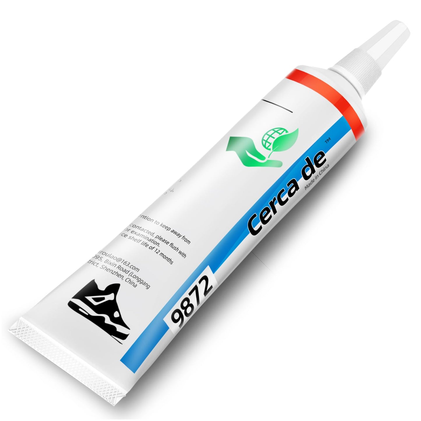 Cerca de Shoe Glue Heavy Duty，Shoe Sole Repair Adhesive，Clear, Waterproof, high Strength, Strong.Shoe Cement for Sneakers, Leather Shoes, Hiking Shoes, Boots, Sandals, 2oz.