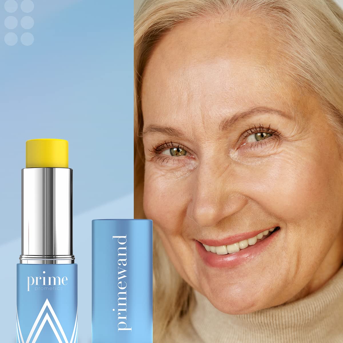 PrimeWand Nourish Pro-Age Makeup Stick - Moisturizing Hydration for Mature Skin | Silky, Non-Sticky Formula