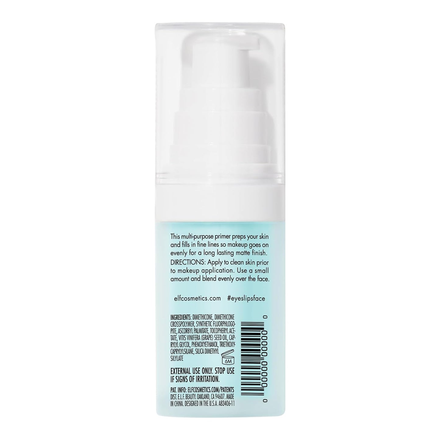 e.l.f. Hydrating Face Primer - Moisturizing Makeup Base for Smooth Pores & Fine Lines | Long-Lasting Foundation Prep, Small