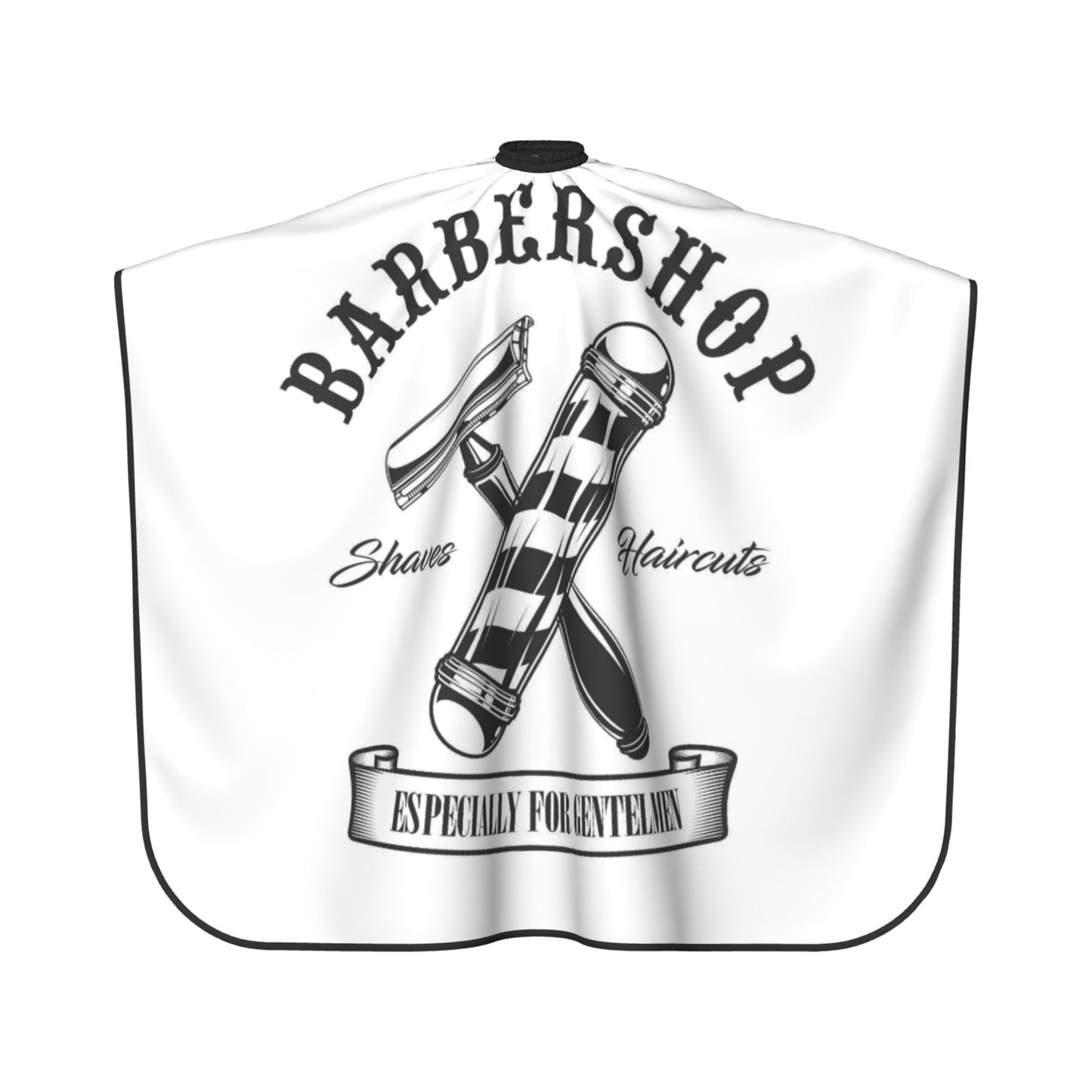 Barber Cape, Hair Salon Haircut Gown, Hair Cutting Apron with Adjustable Closure, Professional Salon Cutting Barber Skirt for Barbershop (Color 2)